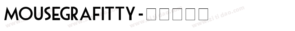 MouseGrafitty字体转换