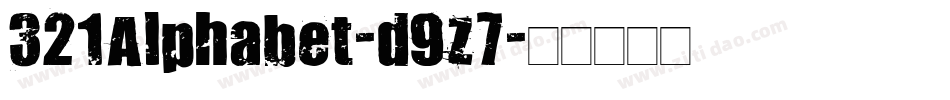 321Alphabet-d9Z7字体转换