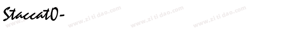 Staccat0字体转换