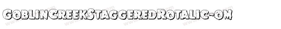 GoblinCreekStaggeredRotalic-oml0字体转换