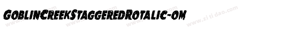 GoblinCreekStaggeredRotalic-oml0字体转换
