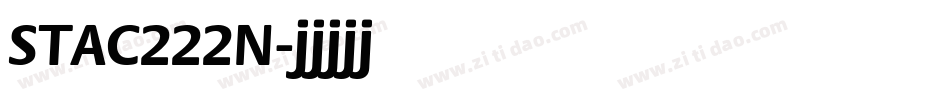 STAC222N字体转换