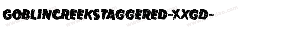 GoblinCreekStaggered-Xxgd字体转换