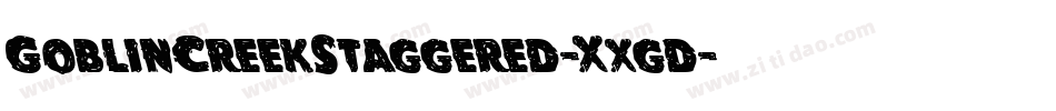 GoblinCreekStaggered-Xxgd字体转换