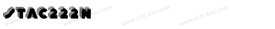 STAC222N字体转换