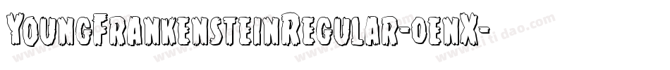 YoungFrankensteinRegular-0enX字体转换