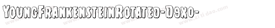 YoungFrankensteinRotated-D9x0字体转换 YoungFrankensteinRotated-D9x0字体转换