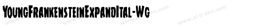 YoungFrankensteinExpandItal-WgW4字体转换