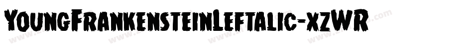 YoungFrankensteinLeftalic-xzWR字体转换
