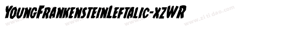 YoungFrankensteinLeftalic-xzWR字体转换