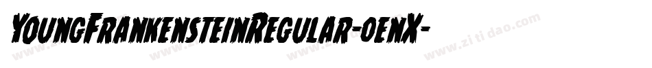 YoungFrankensteinRegular-0enX字体转换