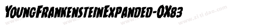 YoungFrankensteinExpanded-OX83字体转换