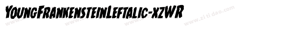 YoungFrankensteinLeftalic-xzWR字体转换