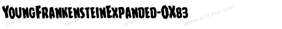 YoungFrankensteinExpanded-OX83字体转换