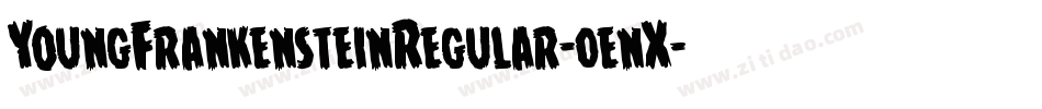 YoungFrankensteinRegular-0enX字体转换