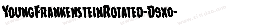 YoungFrankensteinRotated-D9x0字体转换 YoungFrankensteinRotated-D9x0字体转换