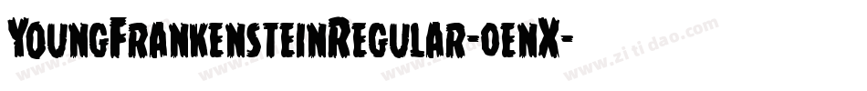 YoungFrankensteinRegular-0enX字体转换