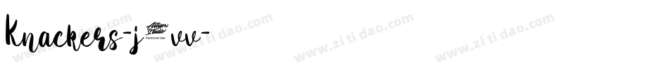 Knackers-j8vv字体转换