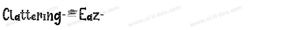 Clattering-8Eaz字体转换