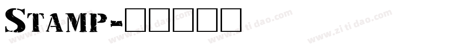 Stamp字体转换
