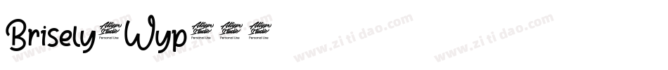 Brisely-Wyp19字体转换