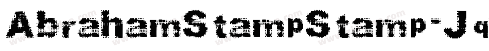 AbrahamStampStamp-Jqw7字体转换