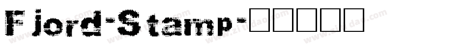 Fjord-Stamp字体转换