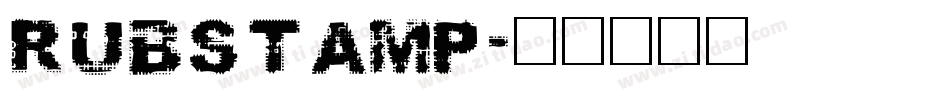 RUBSTAMP字体转换