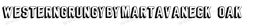 WesternGrungyByMartaVanEck-oAKB字体转换