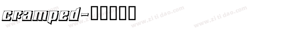 cramped字体转换