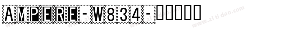 Ampere-W834字体转换