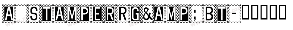 a_StamperRg&Bt字体转换
