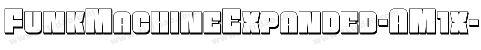 FunkMachineExpanded-AM1x字体转换