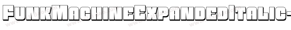 FunkMachineExpandedItalic-qgDx字体转换