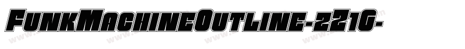 FunkMachineOutline-zZ1G字体转换