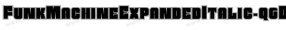 FunkMachineExpandedItalic-qgDx字体转换