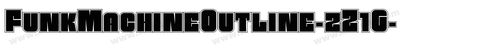 FunkMachineOutline-zZ1G字体转换