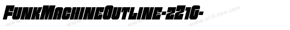 FunkMachineOutline-zZ1G字体转换
