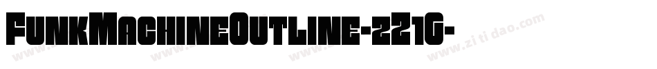 FunkMachineOutline-zZ1G字体转换