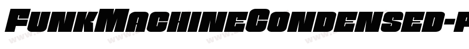 FunkMachineCondensed-pXOR字体转换