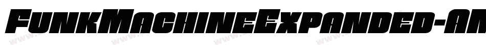 FunkMachineExpanded-AM1x字体转换