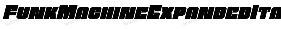 FunkMachineExpandedItalic-qgDx字体转换