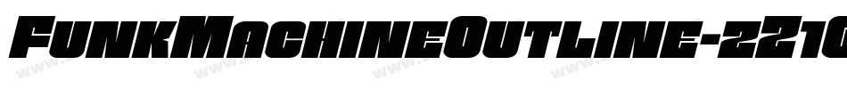 FunkMachineOutline-zZ1G字体转换
