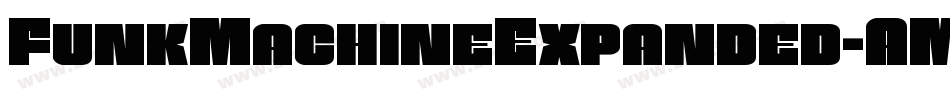 FunkMachineExpanded-AM1x字体转换