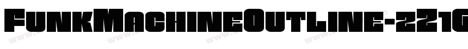 FunkMachineOutline-zZ1G字体转换