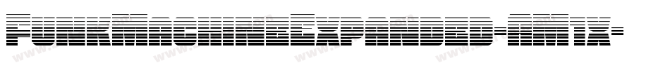 FunkMachineExpanded-AM1x字体转换