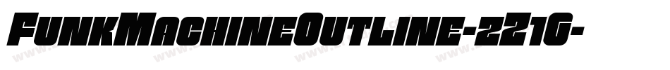 FunkMachineOutline-zZ1G字体转换