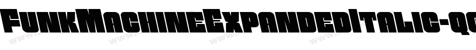 FunkMachineExpandedItalic-qgDx字体转换