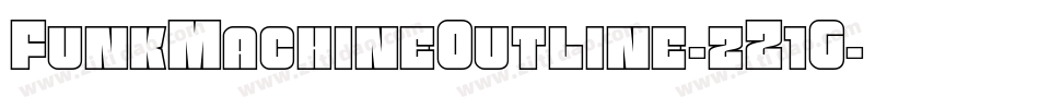FunkMachineOutline-zZ1G字体转换