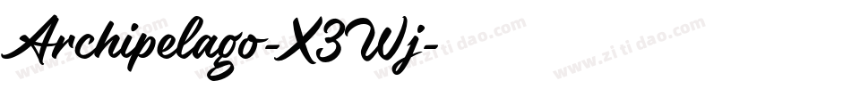 Archipelago-X3Wj字体转换